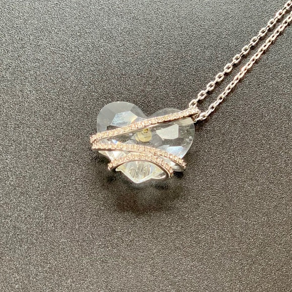 Swarovski Accessories - Swarovski crystal heart shaped necklace